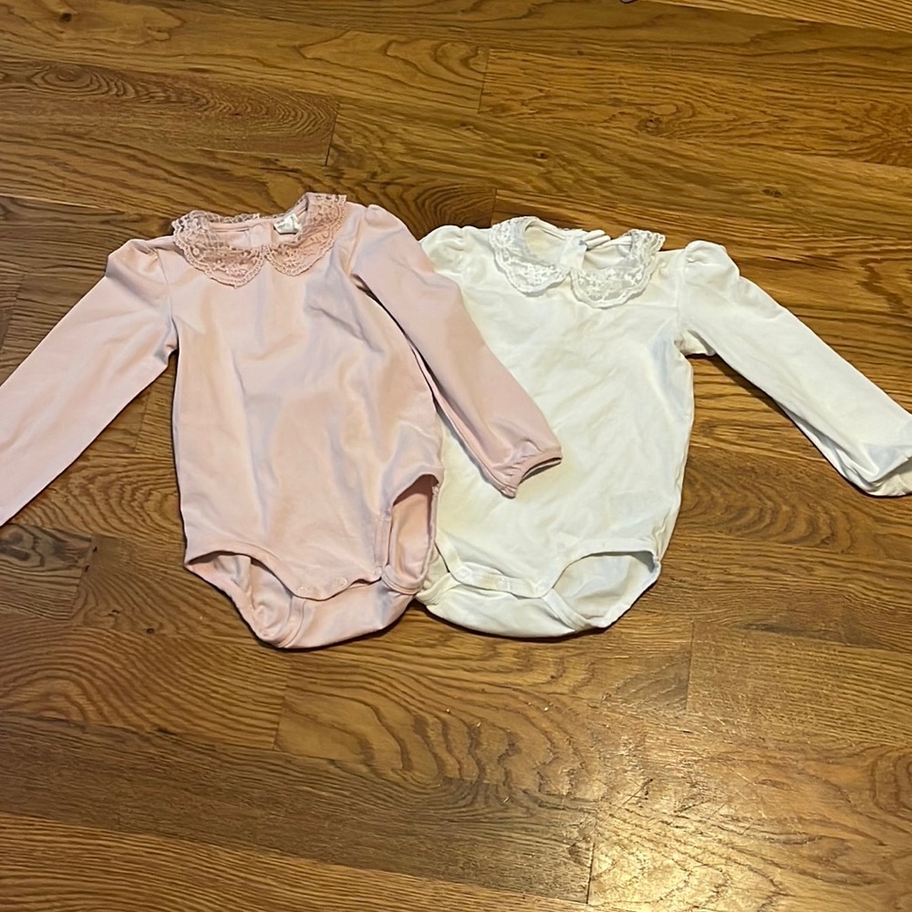 H&M Toddler Girls Peter Pan Shirt Bundle